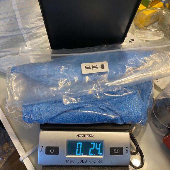 Nike Dri-Fit Blue Running Short-Sleeve Boxy Top Zip Pocket Size M - Picture 12 of 12